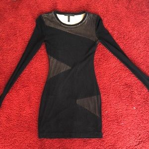 BCBG LONG SLEEVE MINI DRESS